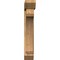 Ekena Millwork Legacy Slat Rough Sawn Bracket w/ Offset Brace, Western Red Cedar, 8"W x 36"D x 48"H BKT0806X36X48LEC06RWR - alternate 2